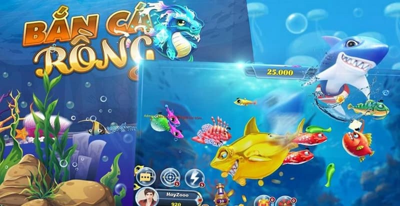 Siêu phẩm hot bắn cá Rồng đổi thưởng